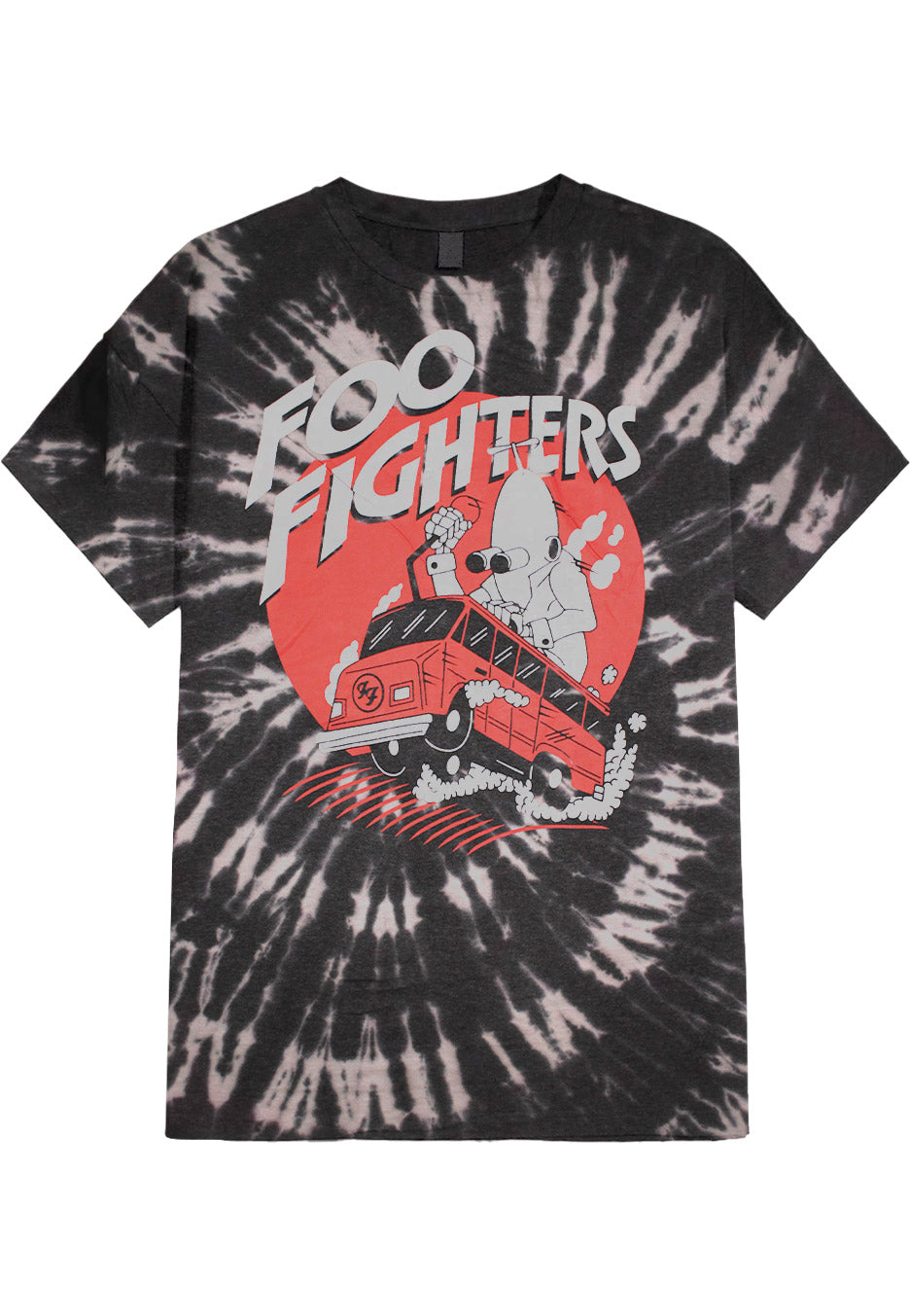 Foo Fighters Speeding Bus T-Shirt grigia rock
