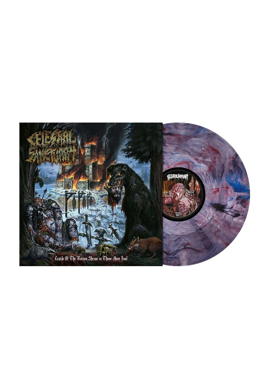 Celestial Sanctuary Cradle Of The Rotten Vinile marmo