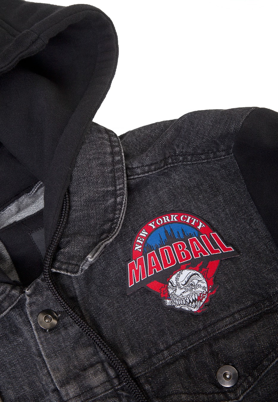 Madball Ball NYC patch sagomata nera onesize
