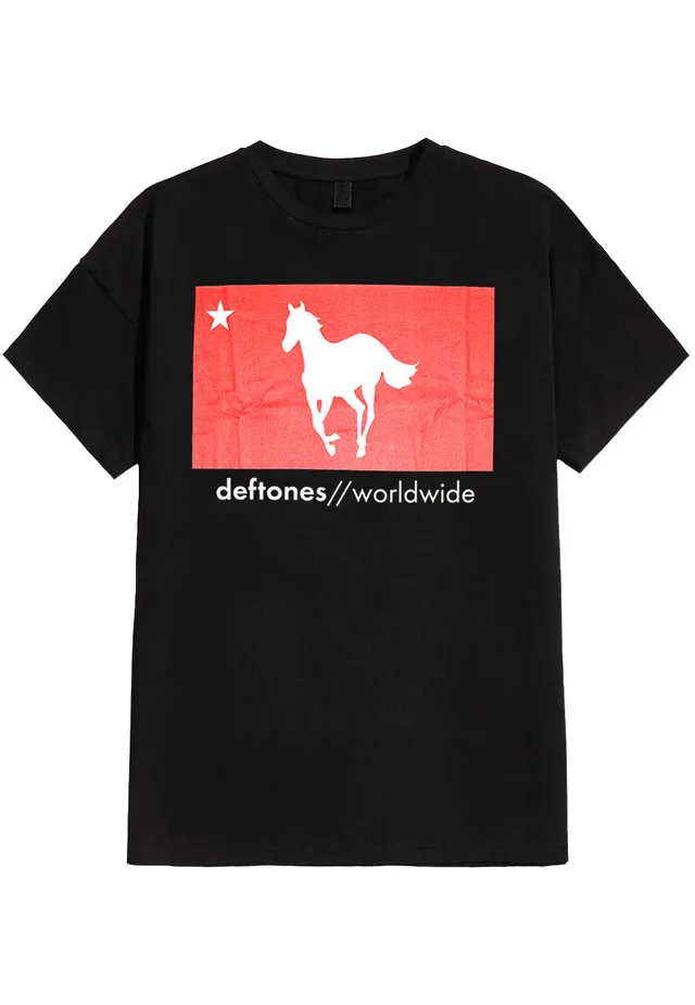 Deftones Worldwide T-Shirt uomo nera manica corta