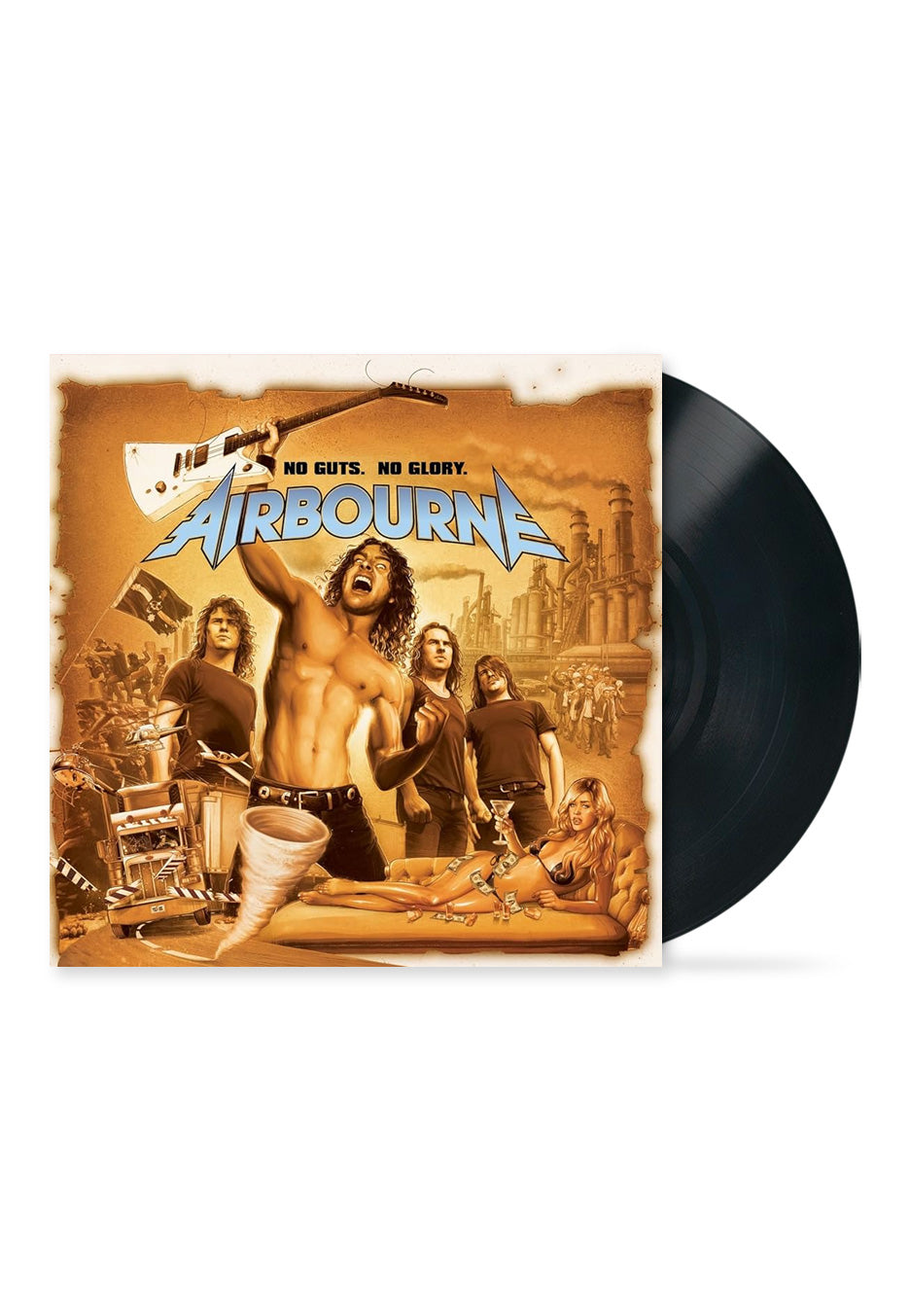 Airbourne No Guts No Glory vinile LP hard rock