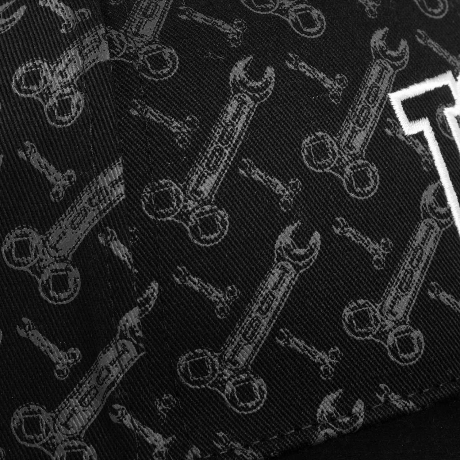 Tool Wrench Snapback Cappellino cotone flat bill