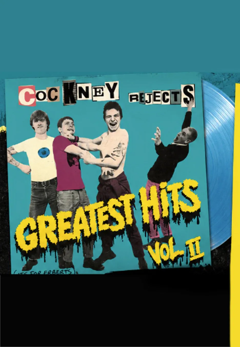 Cockney Rejects Greatest Hits Vol.2 vinile LP blu