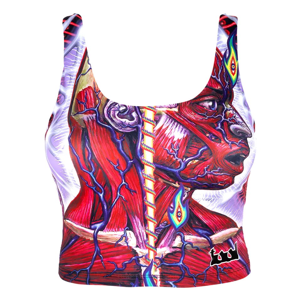 Tool Lateralus top sportivo donna nero con bra Large