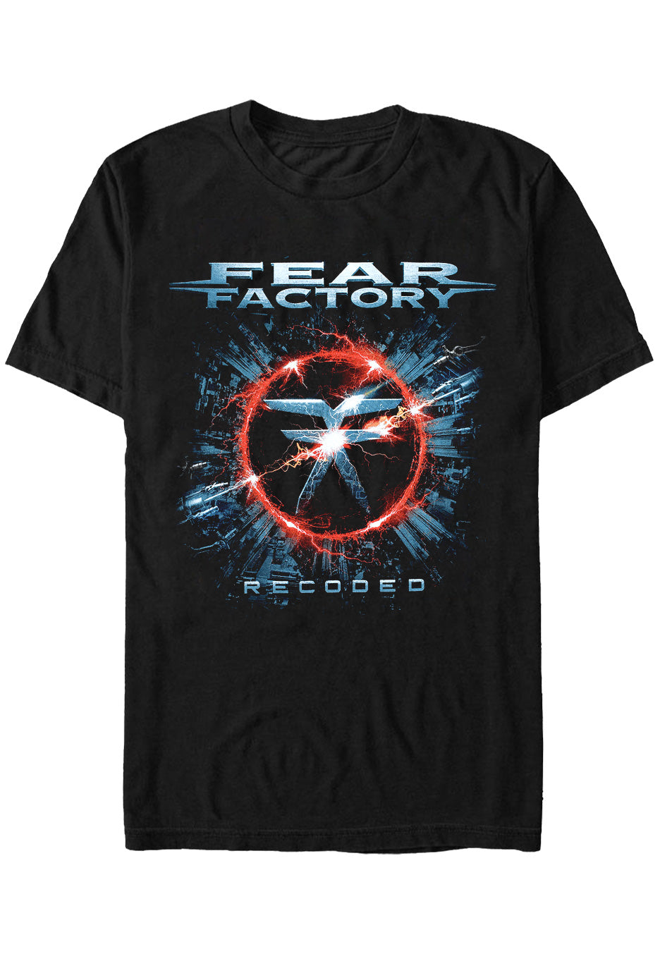 Fear Factory Recoded maglietta nera tech metal