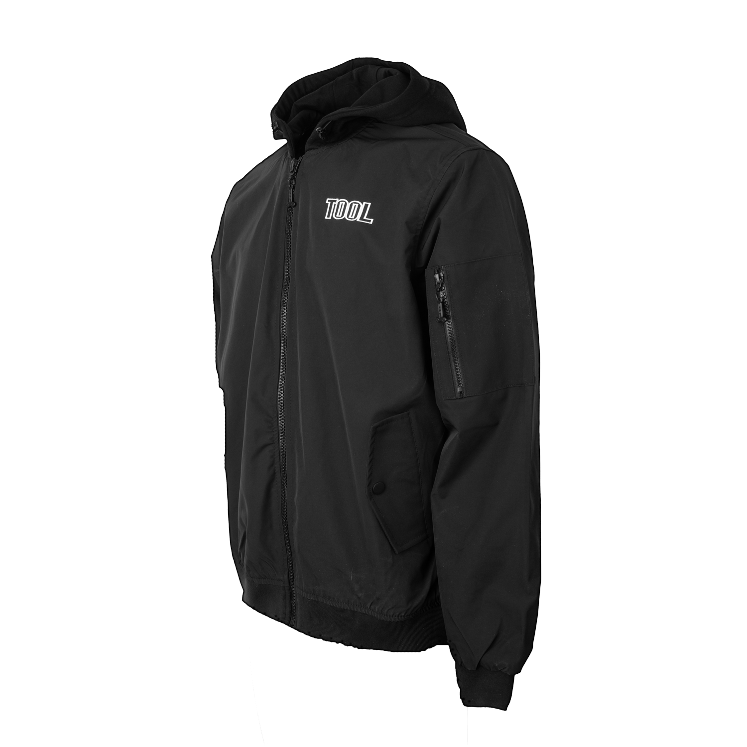 Tool Wrench giacca bomber uomo nero con cappuccio Large