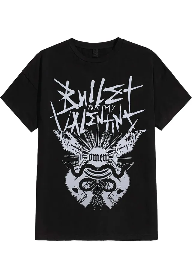 Bullet For My Valentine Omen t-shirt uomo nera taglia M metal