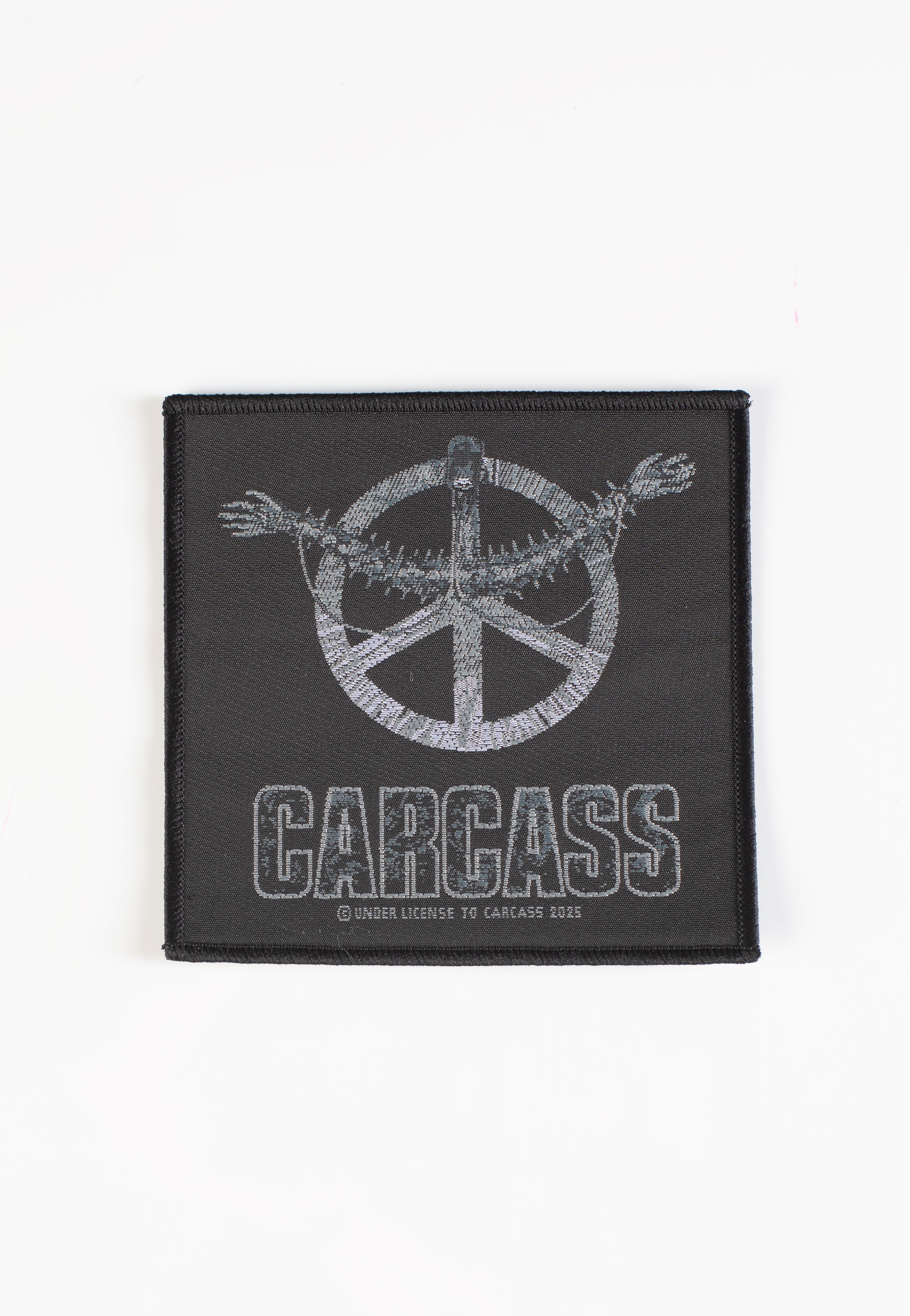 Carcass Heartwork patch toppa nera poliestere