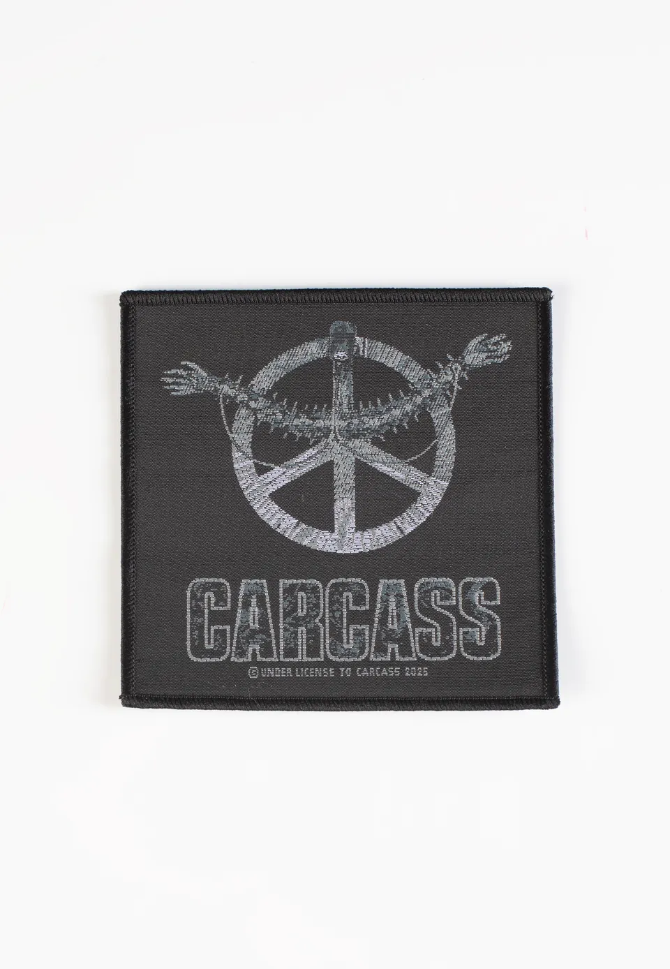 Carcass Heartwork patch toppa nera poliestere