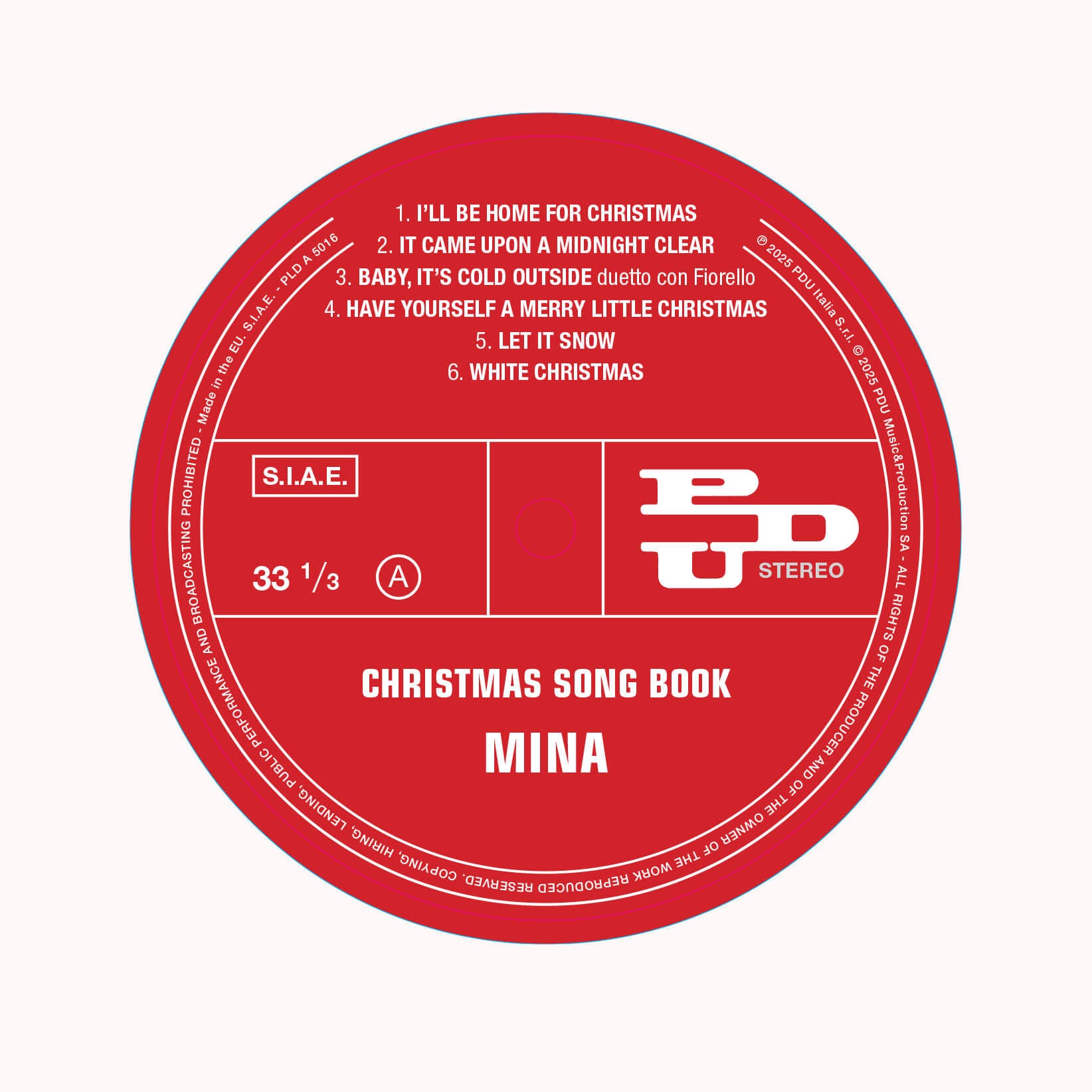 Mina Christmas Song Book vinile LP natale jazz