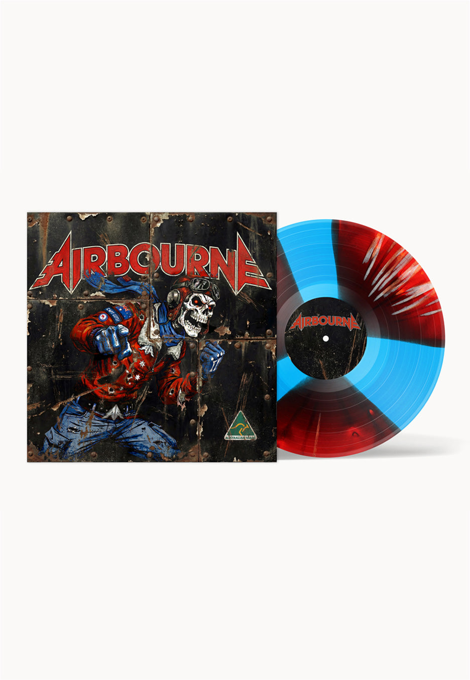 Airbourne Spinner vinile splatter blu rosso limitato