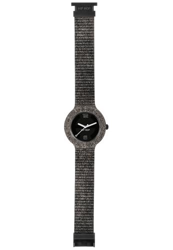 Hip Hop X Man orologio uomo nero tessuto vintage 42 mm