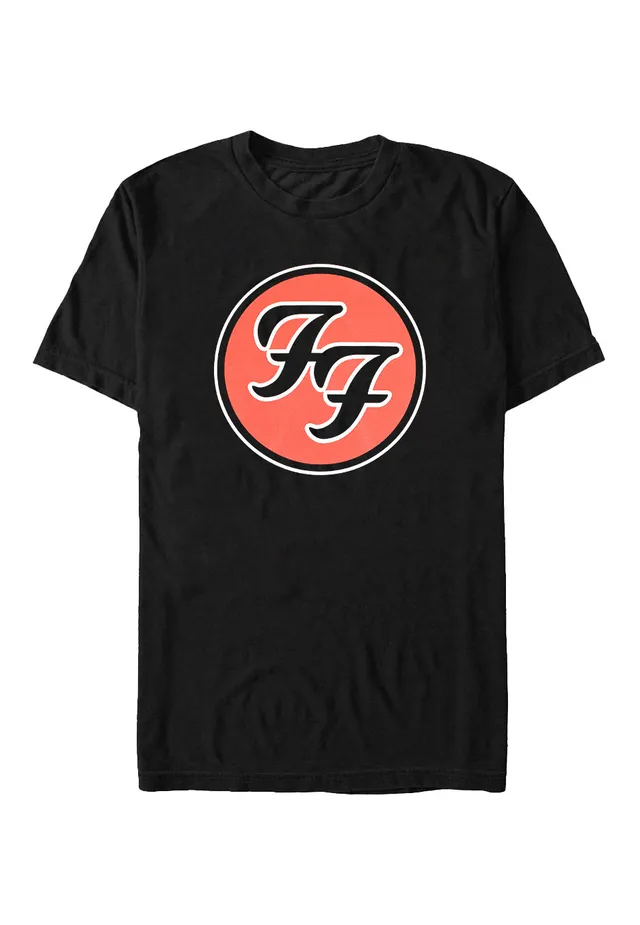 Foo Fighters FF Logo t-shirt maglietta nera maniche corte