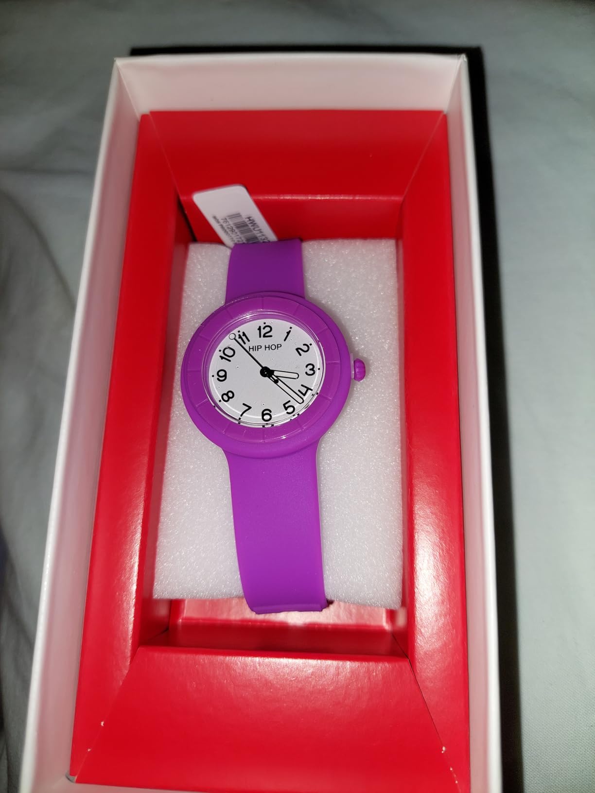 Hip Hop Hero.Dot Orologio Donna Silicone Viola 34 mm