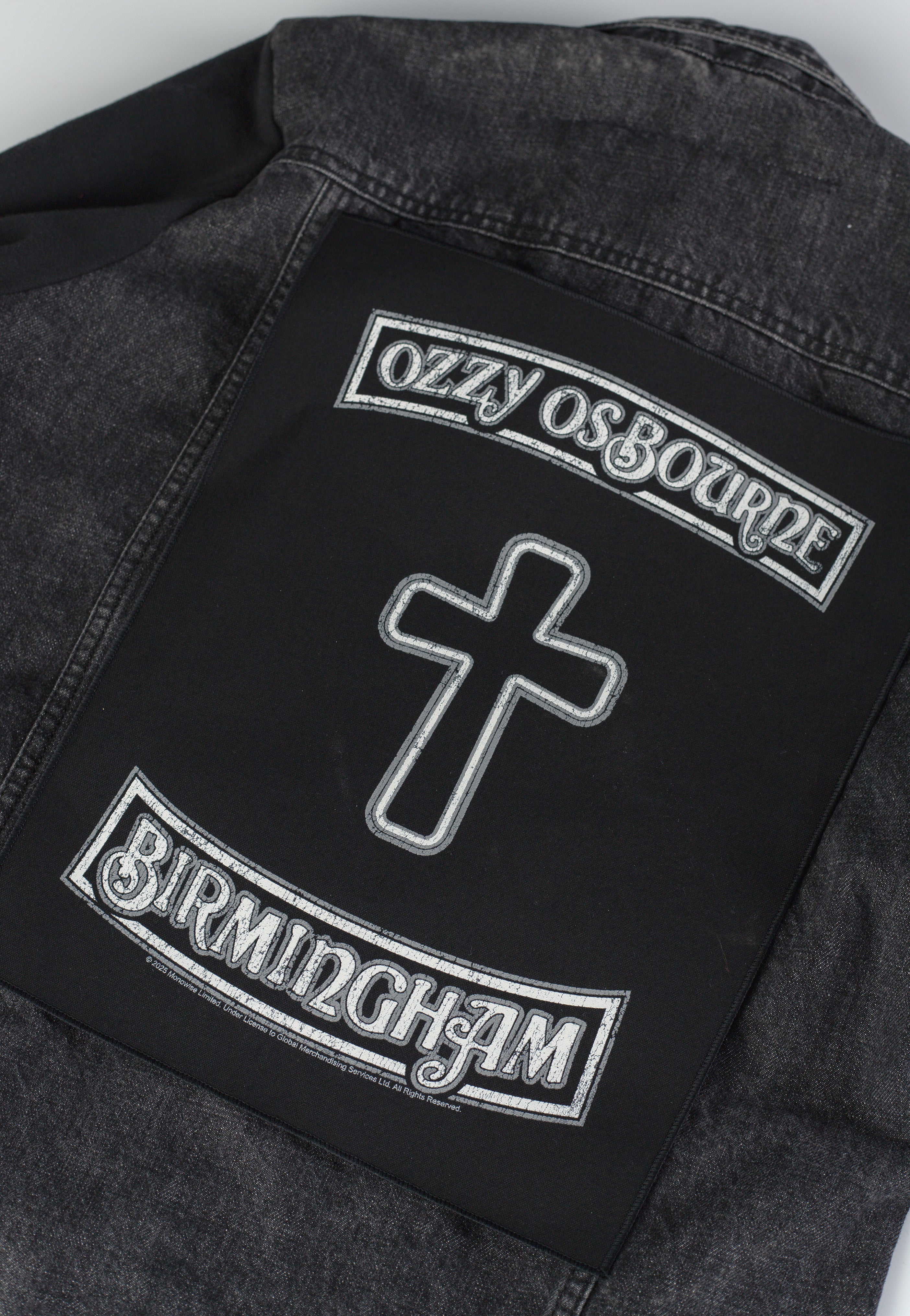 Ozzy Osbourne Birmingham Backpatch Nero Rock