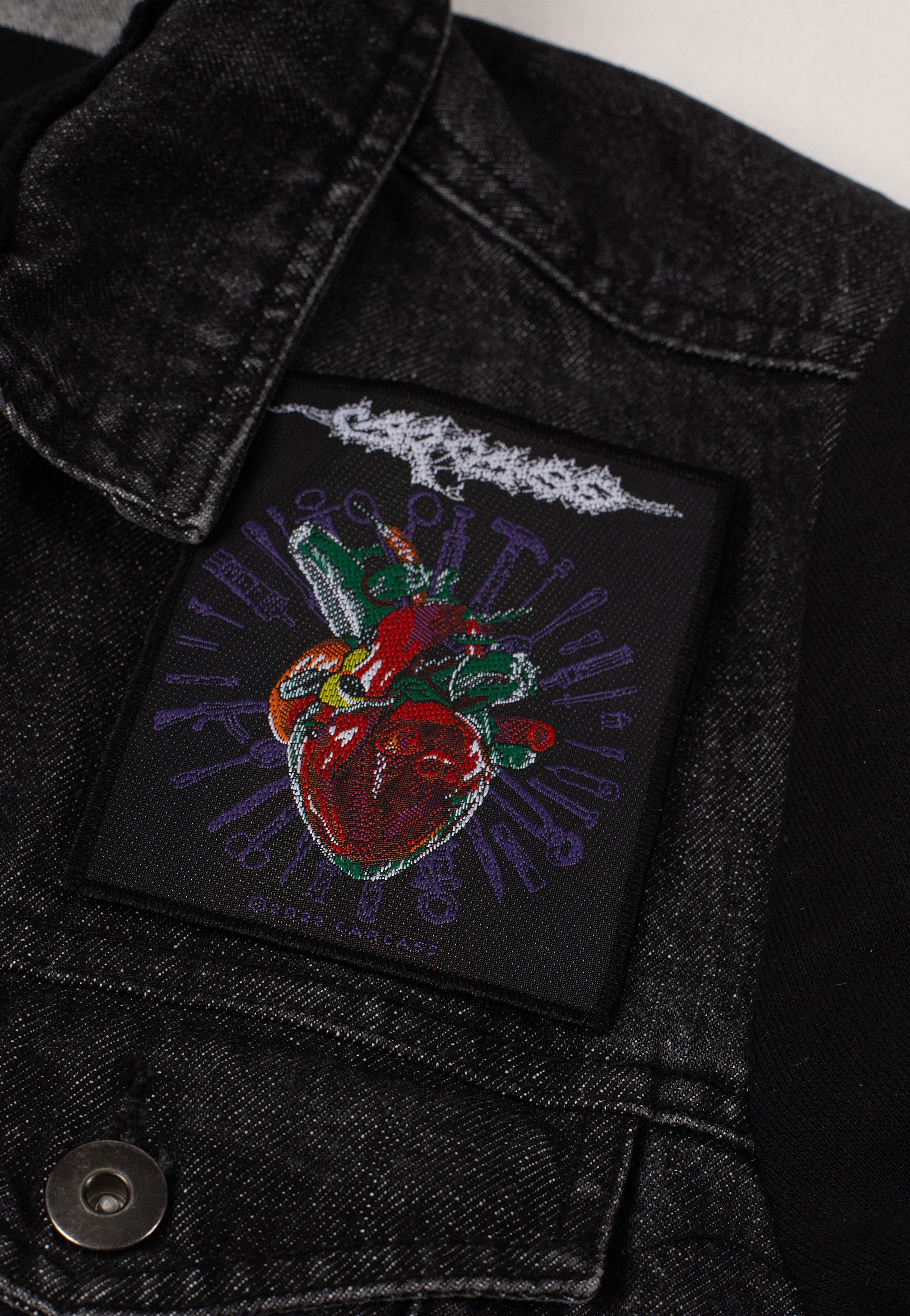 Carcass Torn Arteries Patch Toppa Nera Onesize