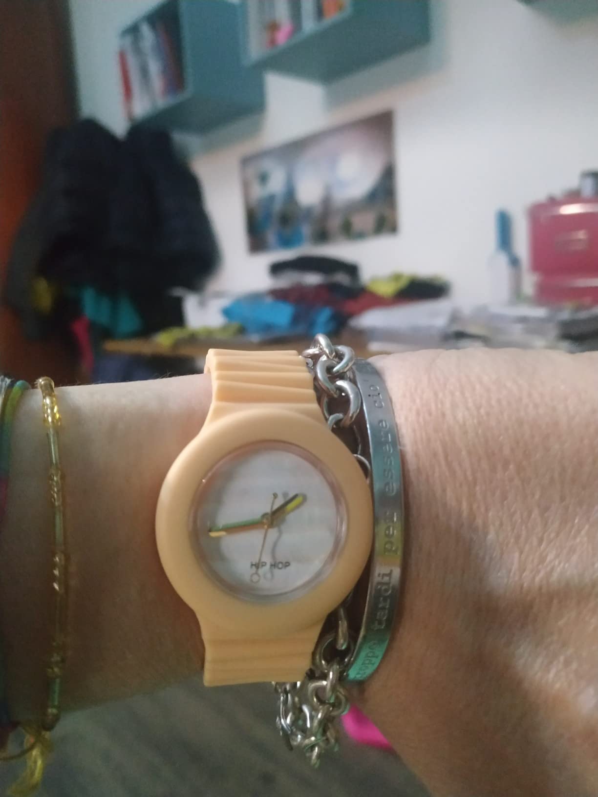Hip Hop Sensoriality Orologio Donna Arancione 32 mm