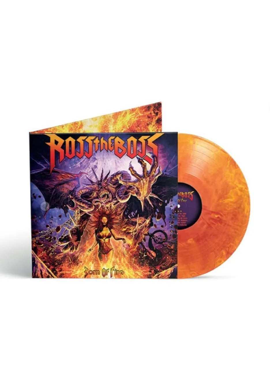 Ross The Boss Born On Fire Ltd Orange Marbled vinile heavy metal