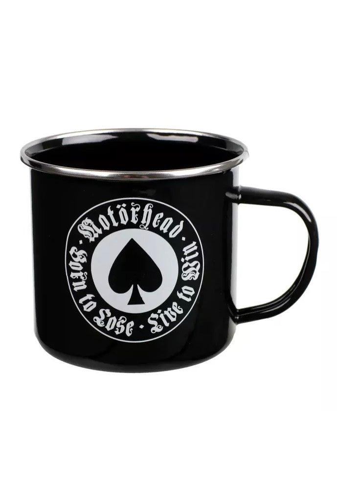 Motörhead Born To Lose tazza smaltata nera