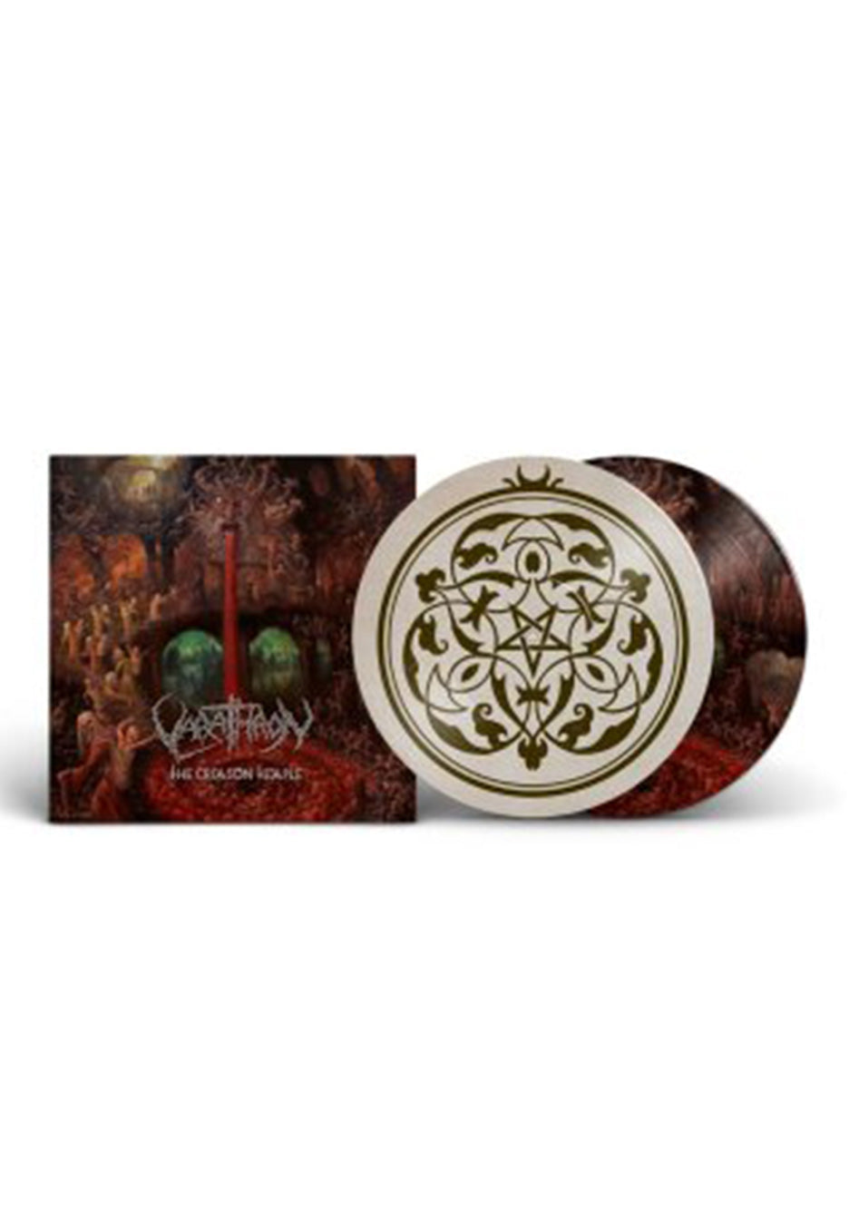 Varathron The Crimson Temple picture disc LP limitato