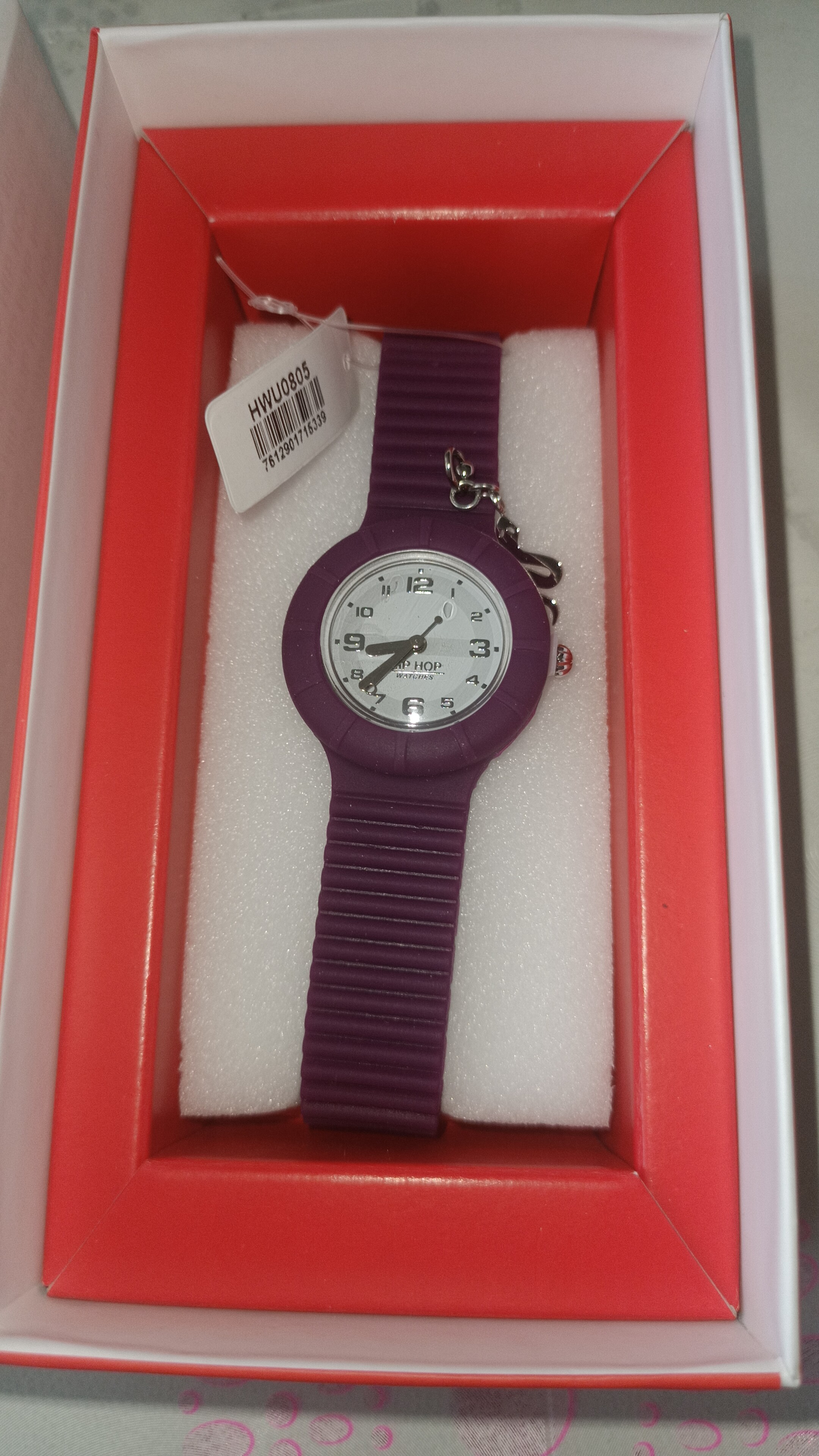 Hip Hop Hero 32 orologio donna bianco silicone