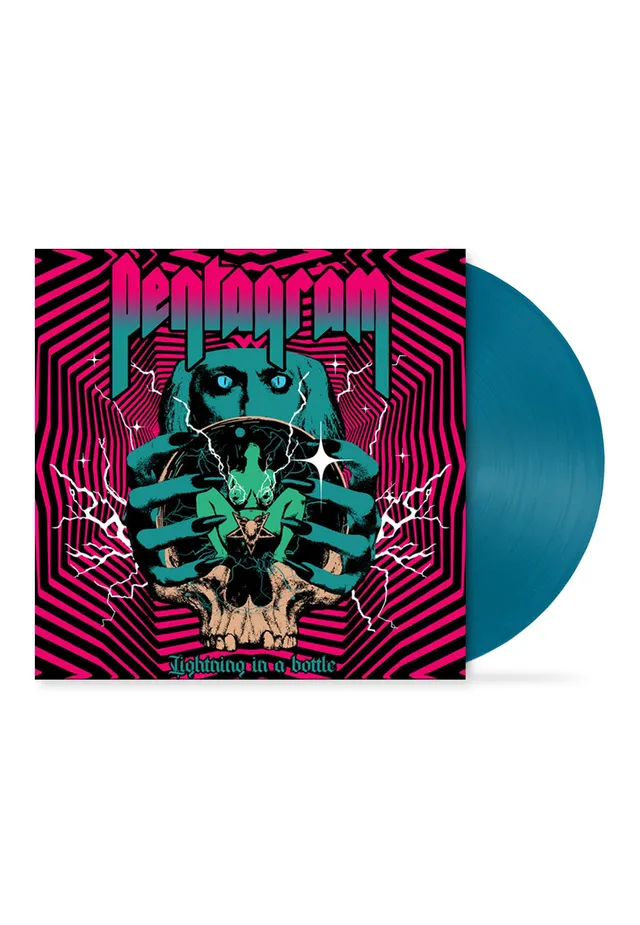 Pentagram Lightning In A Bottle vinile LP aqua blue limitato