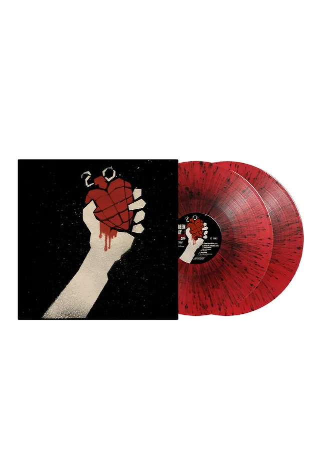 Green Day American Idiot vinile 2 LP rosso nero 20 anniversario