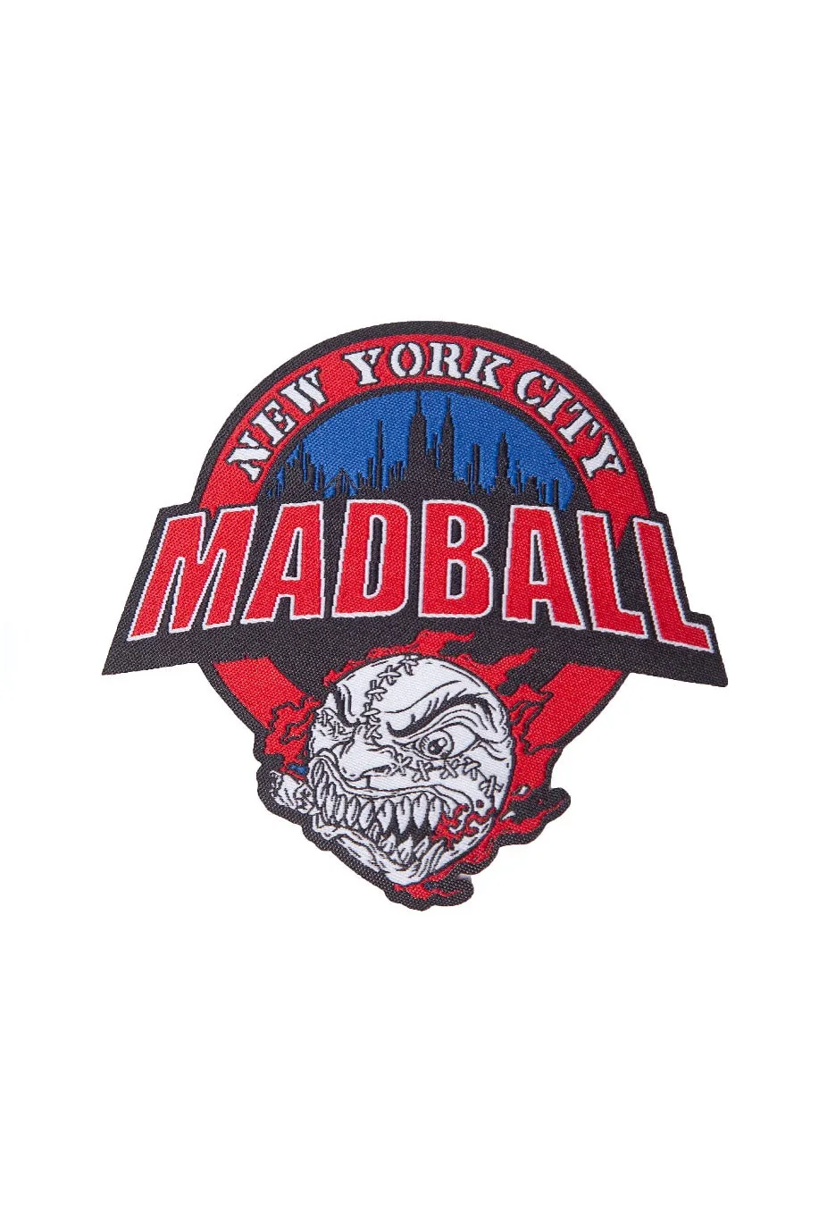 Madball Ball NYC patch sagomata nera onesize