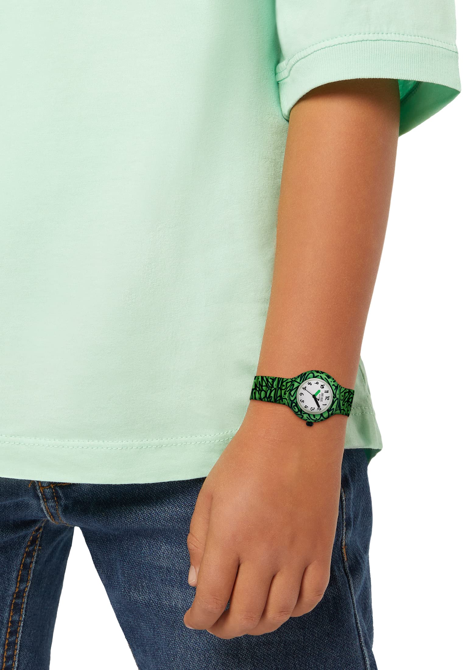 Hip Hop Kids Fun orologio bambina verde tie dye 28 mm