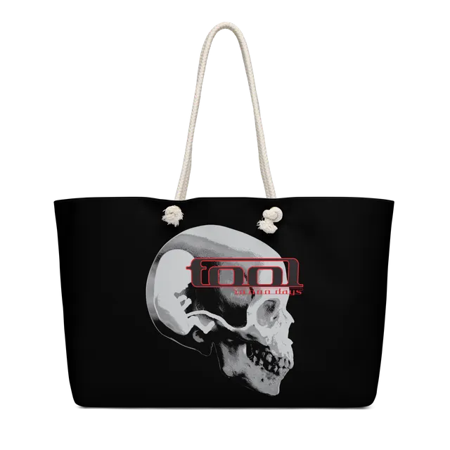 Tool Fetus In Skull Borsa Weekend 60x33 cm Beige