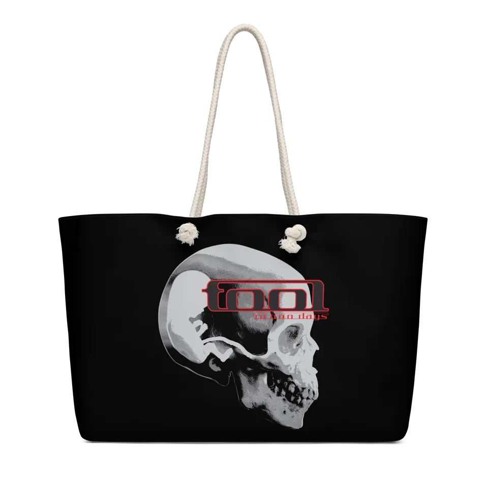 Tool Fetus In Skull Borsa Weekend 60x33 cm Beige