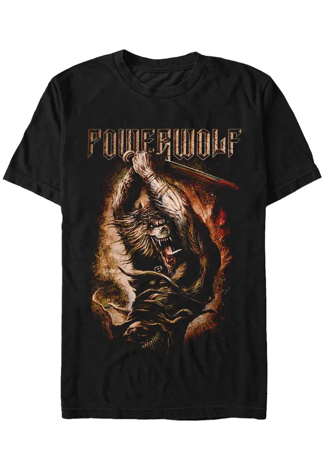 Powerwolf Wolves Of War maglietta nera manica corta power metal