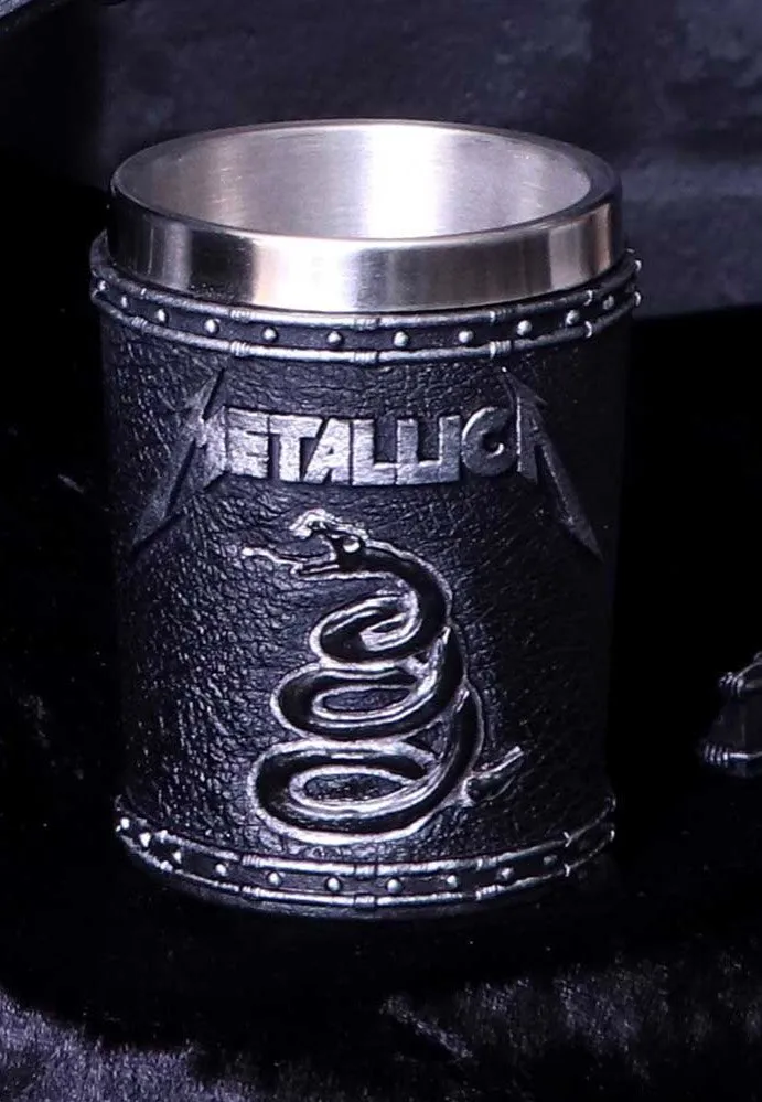Metallica The Black Album bicchierino shot multicolore thrash metal