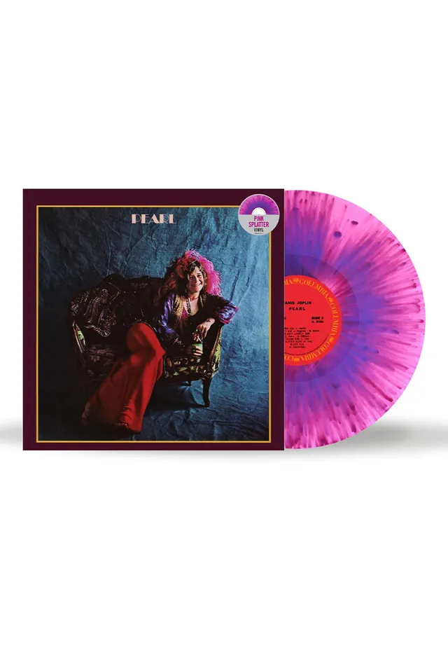 Janis Joplin Pearl Ltd. Pink Splattered vinile rosa