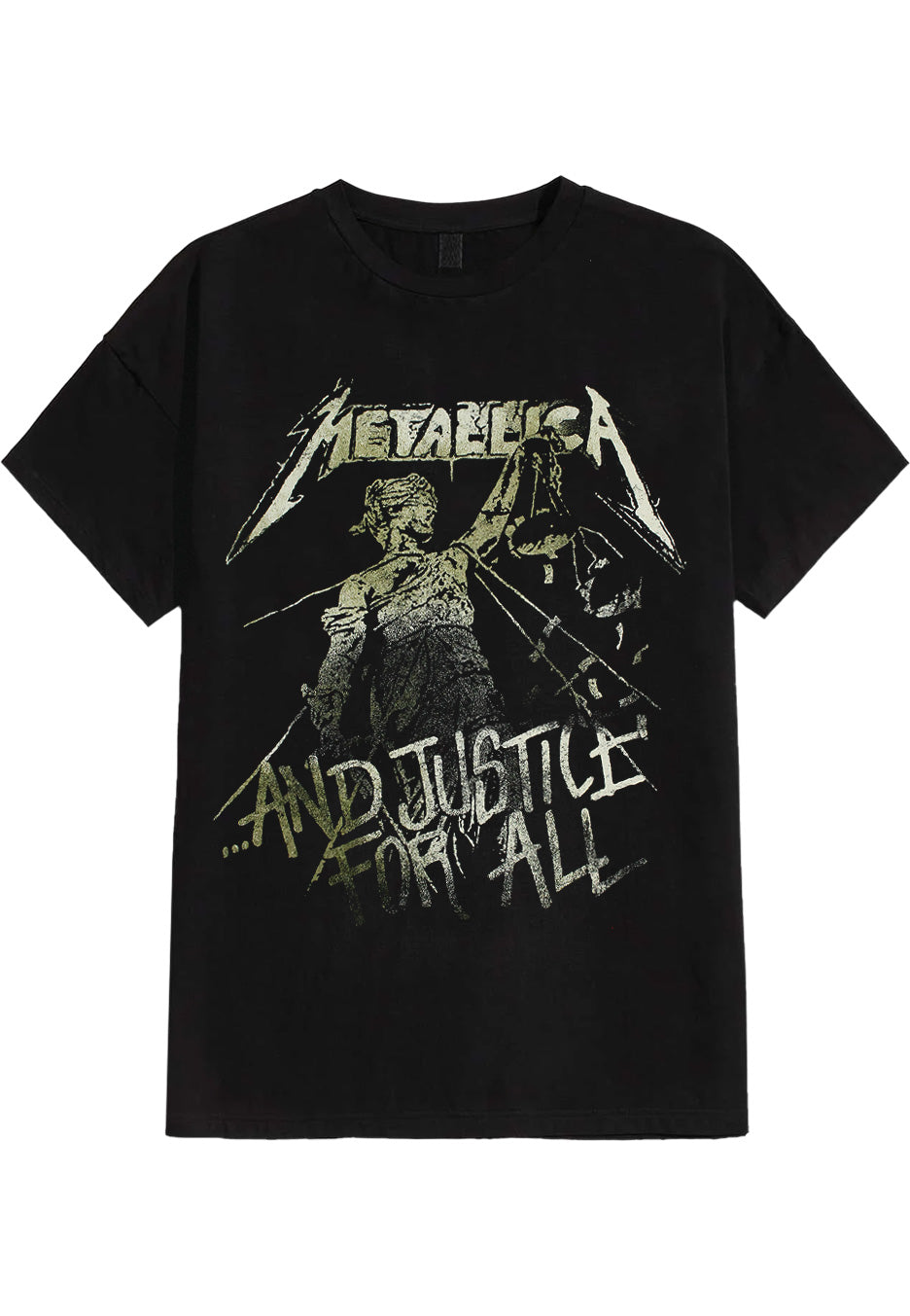 Metallica Justice Vintage maglietta nera manica corta