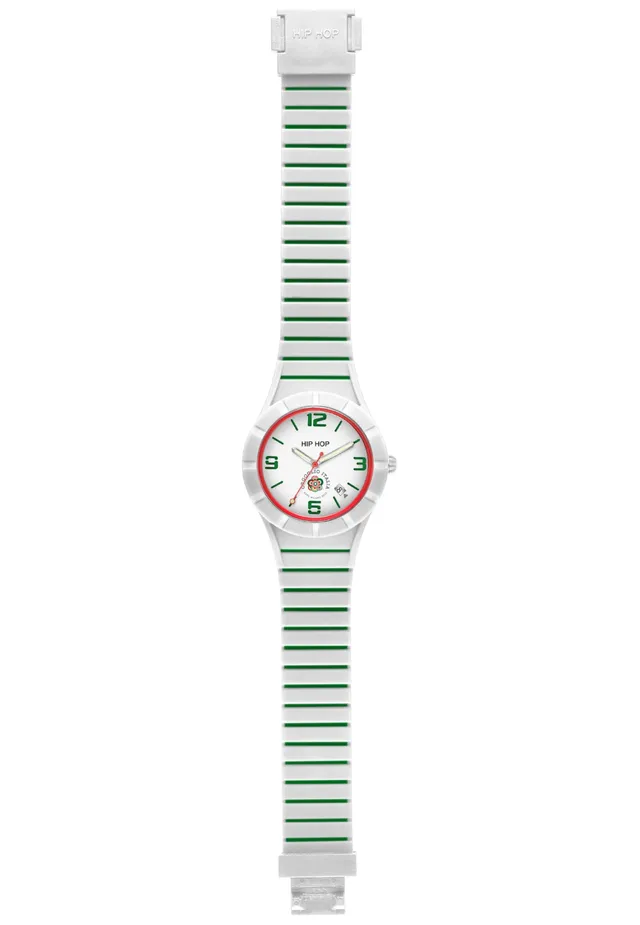 Hip Hop X Man orologio uomo silicone bianco 42 mm quarzo