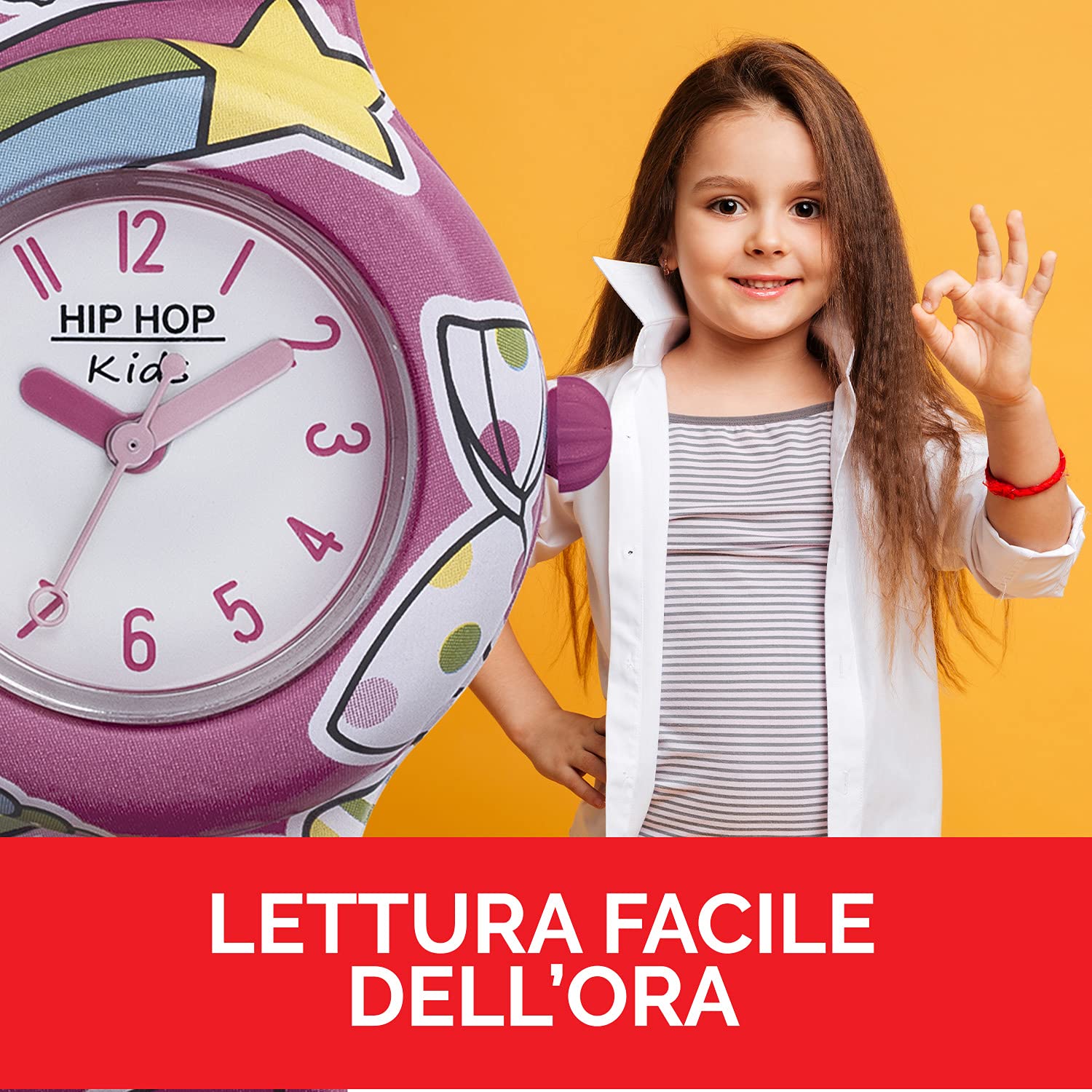 Hip Hop KIDS FUN Candy Orologio Bambina 28 mm Silicone
