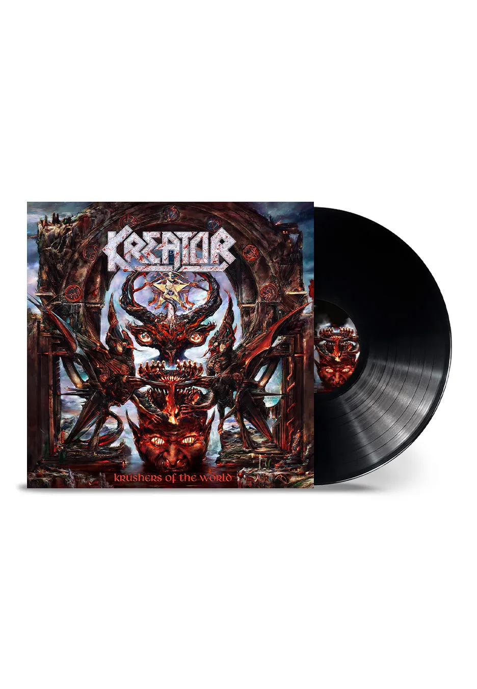 Kreator Krushers Of The World LP vinile thrash metal con booklet