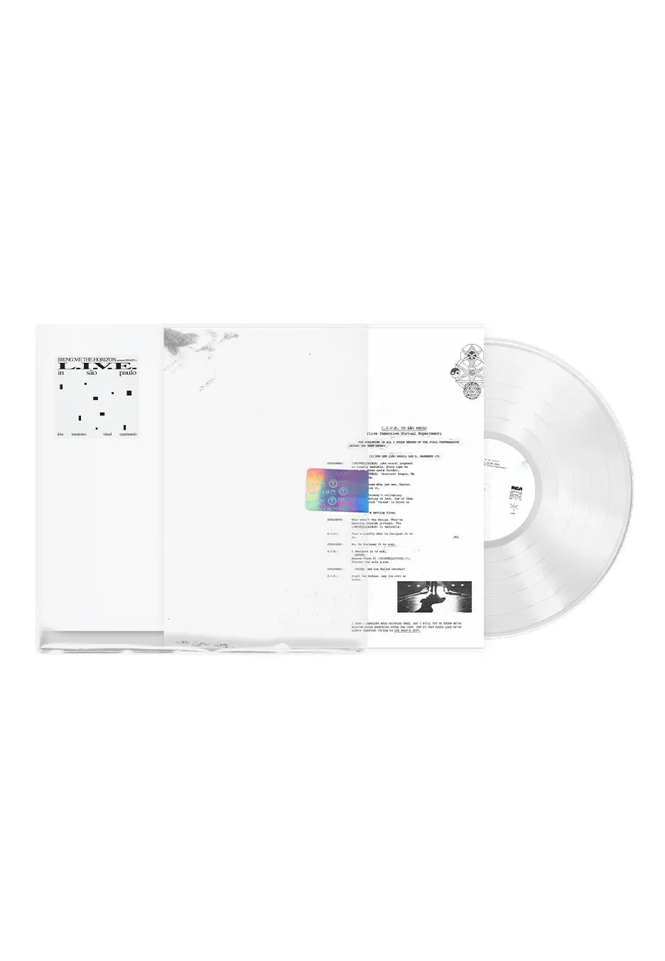 Bring Me The Horizon Live Sao Paulo 2 vinile trasparente