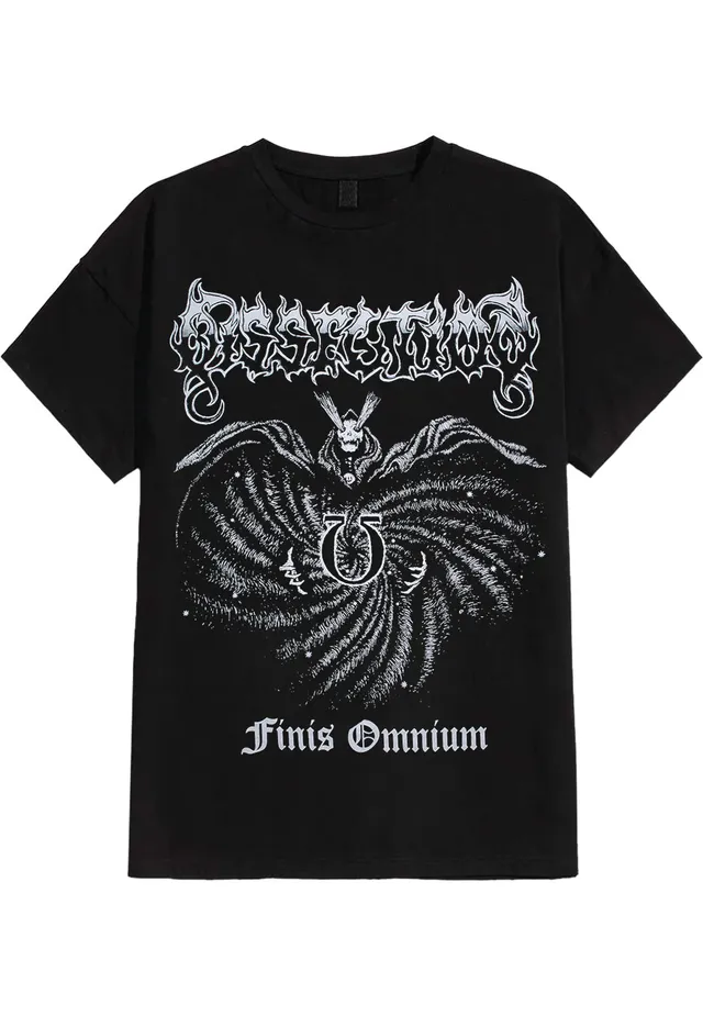 Dissection Finis Omnium t-shirt nera manica corta