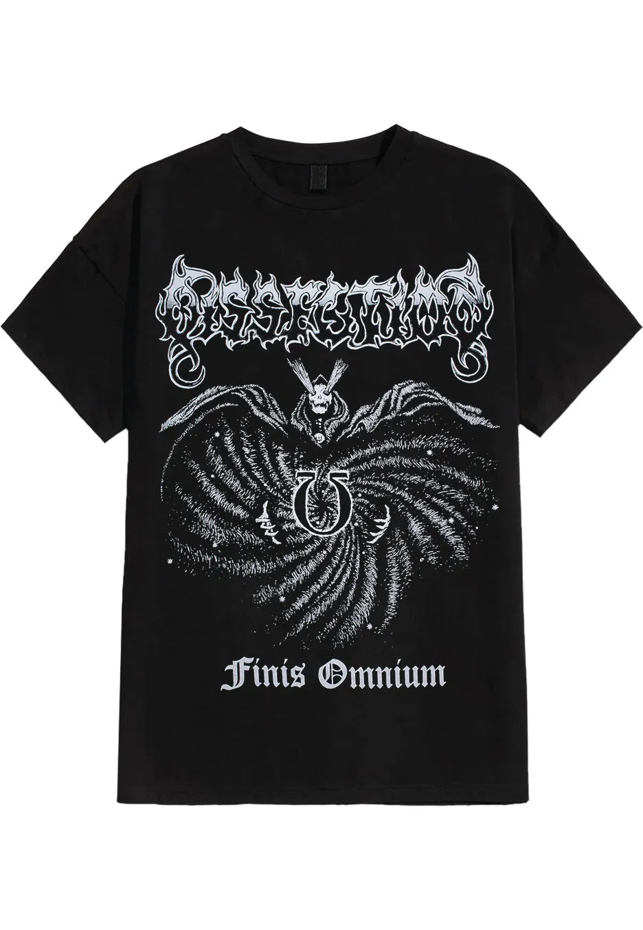Dissection Finis Omnium t-shirt nera manica corta