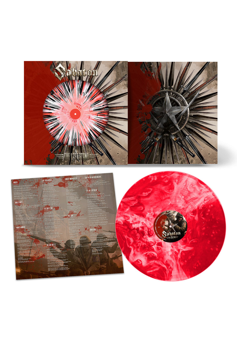 Sabaton The Last Stand 2 vinile marbled splatter