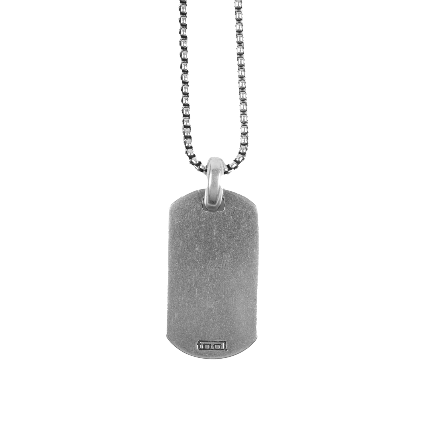 Tool 10,000 Days ciondolo dog tag smalto ottone catena 20"