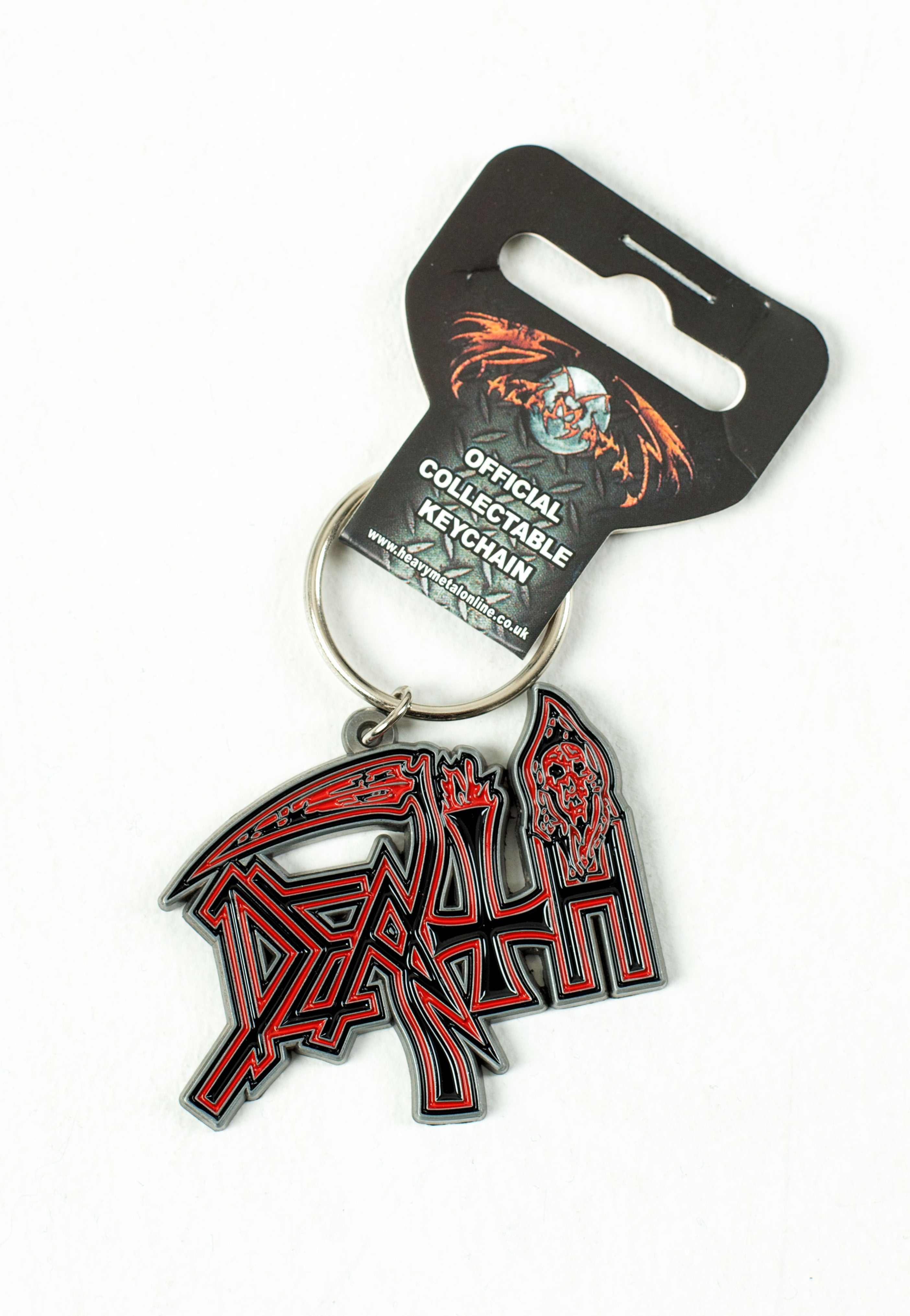 Death Human Logo portachiavi multicolore death metal
