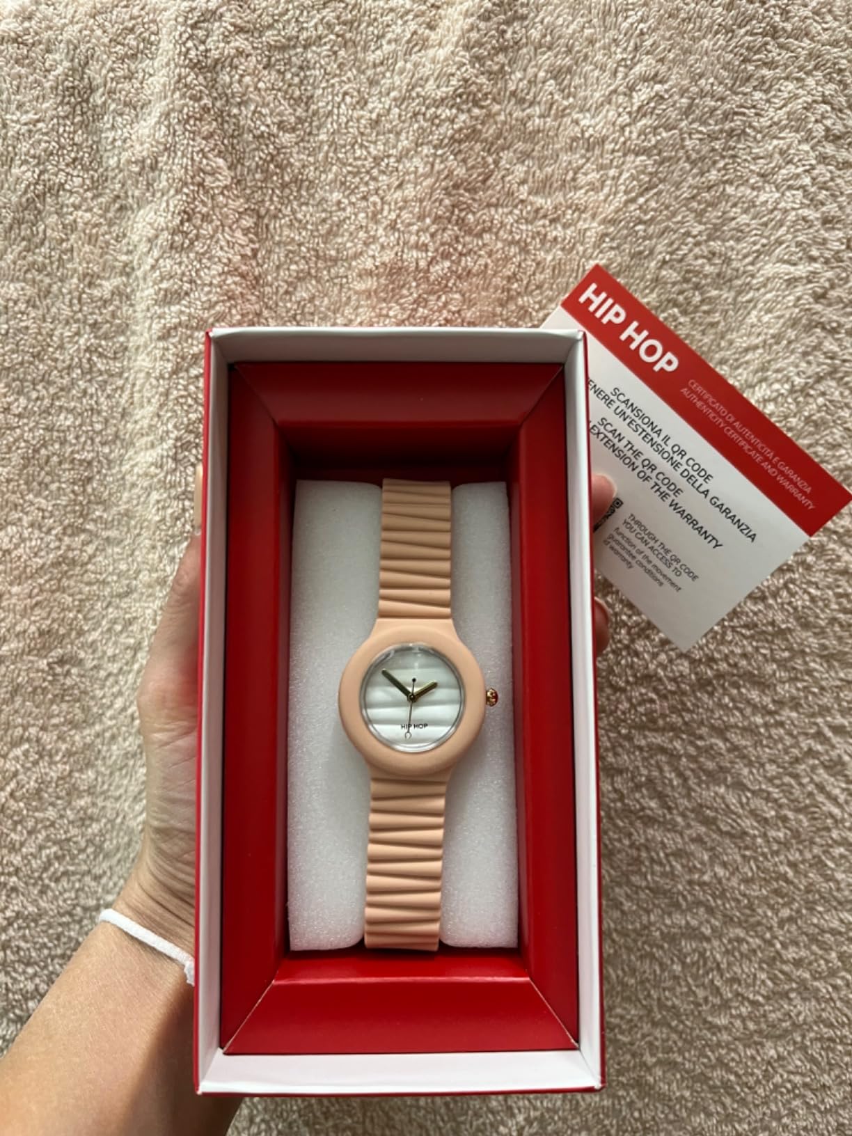 Hip Hop Sensoriality Orologio Donna Arancione 32 mm