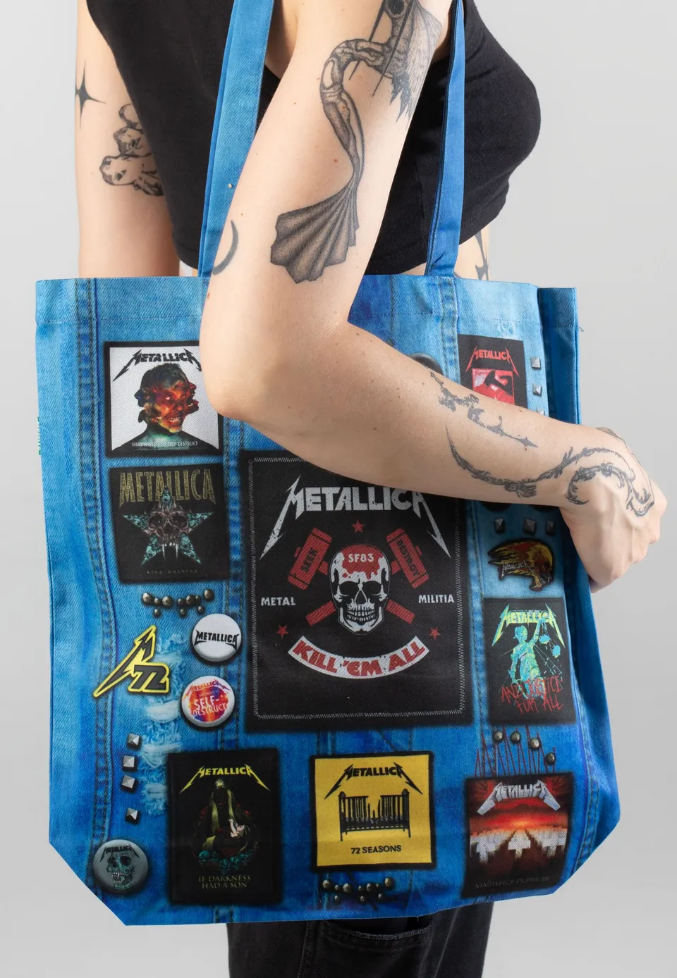 Metallica Battle Bag Borsa Poliestere Multicolore Thrash