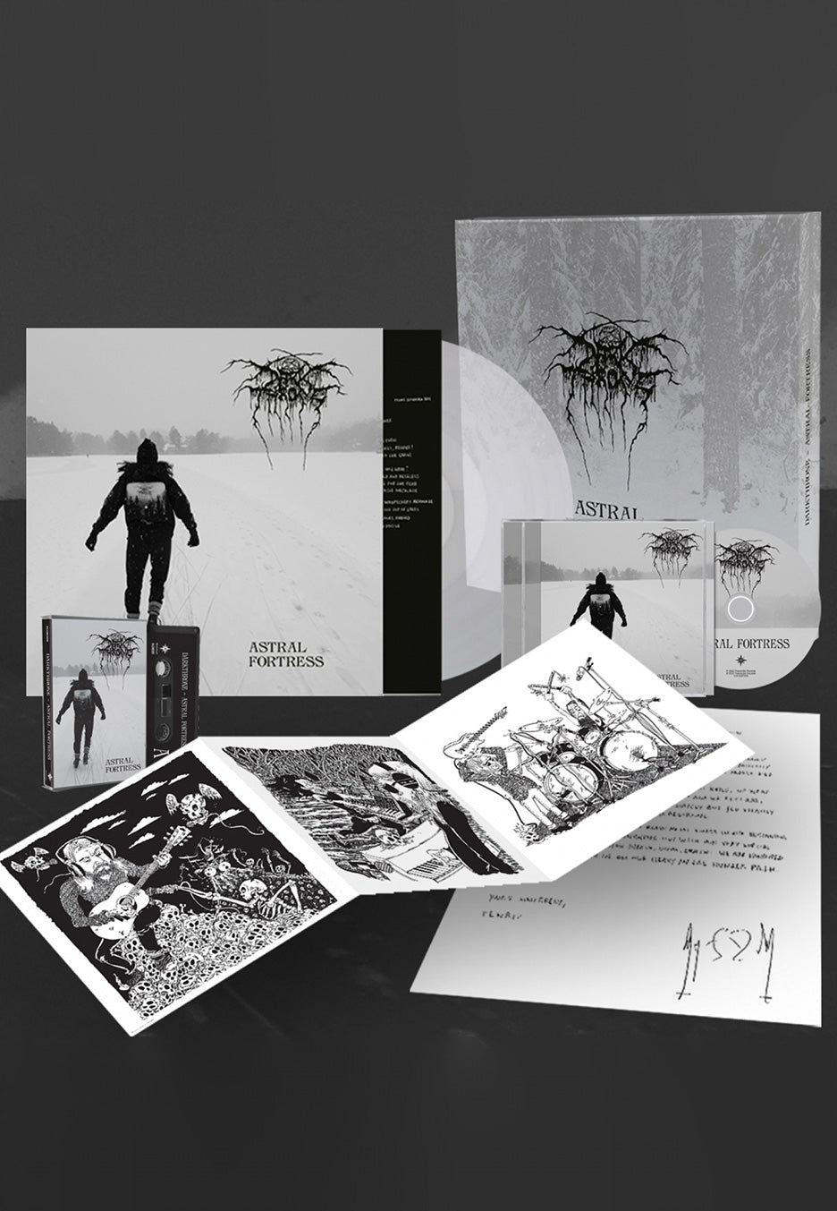 Darkthrone Astral Fortress Deluxe Boxset Vinile Clear