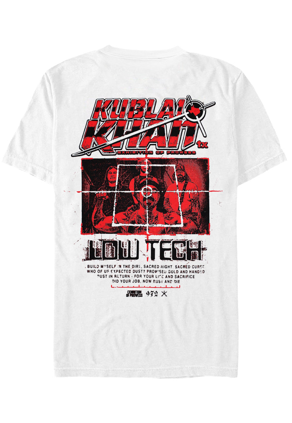 Kublai Khan Low Tech White t-shirt bianca taglia L
