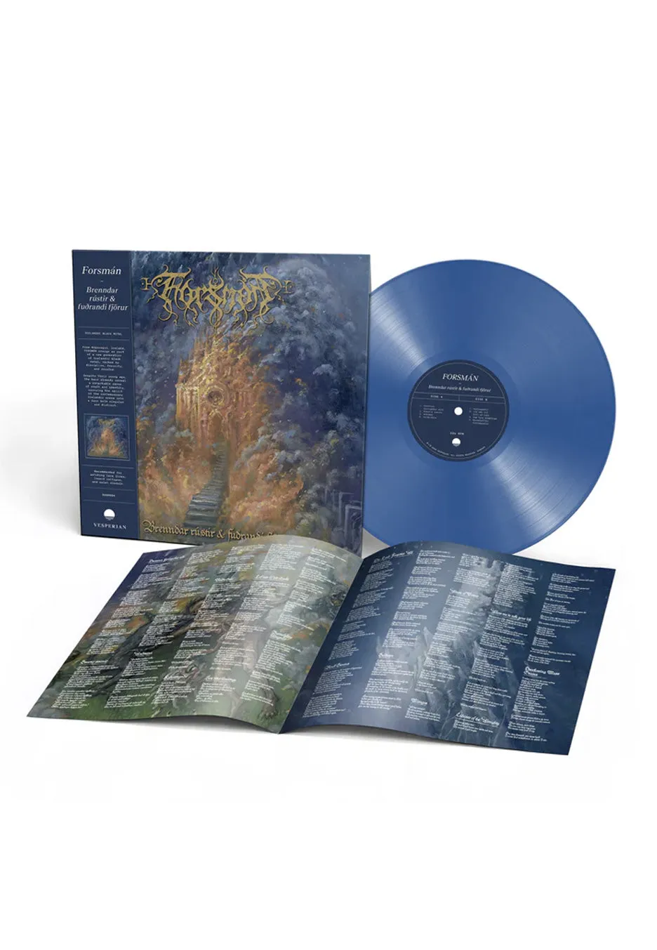 Forsmán Brenndar Rústir LP vinile blu solid blue