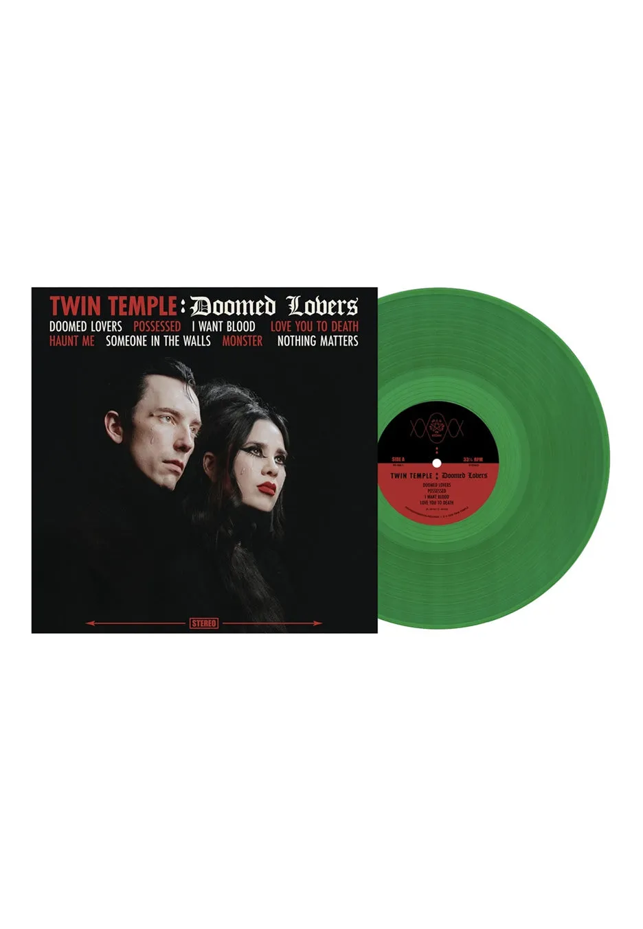 Twin Temple Doomed Lovers LP vinile verde traslucido